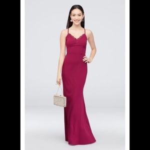 Open Back Dress with Lace Detail